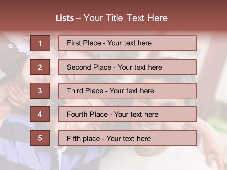 Latinamerican Cute Togetherness PowerPoint Template