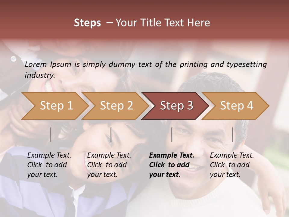 Latinamerican Cute Togetherness PowerPoint Template