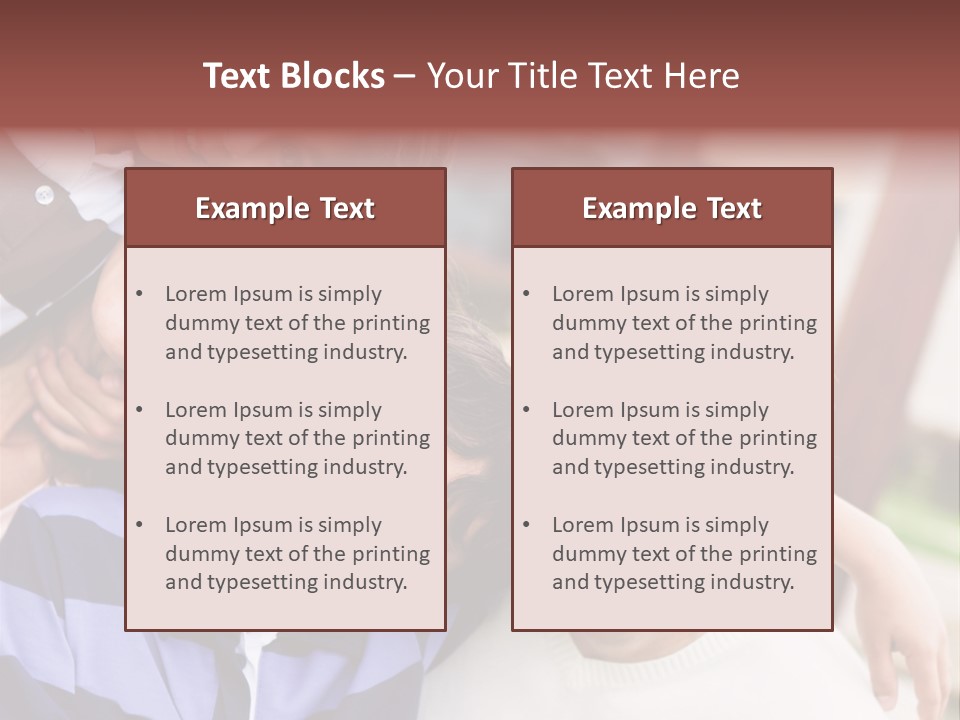 Latinamerican Cute Togetherness PowerPoint Template