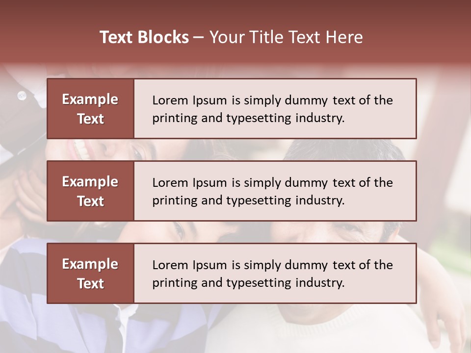 Latinamerican Cute Togetherness PowerPoint Template