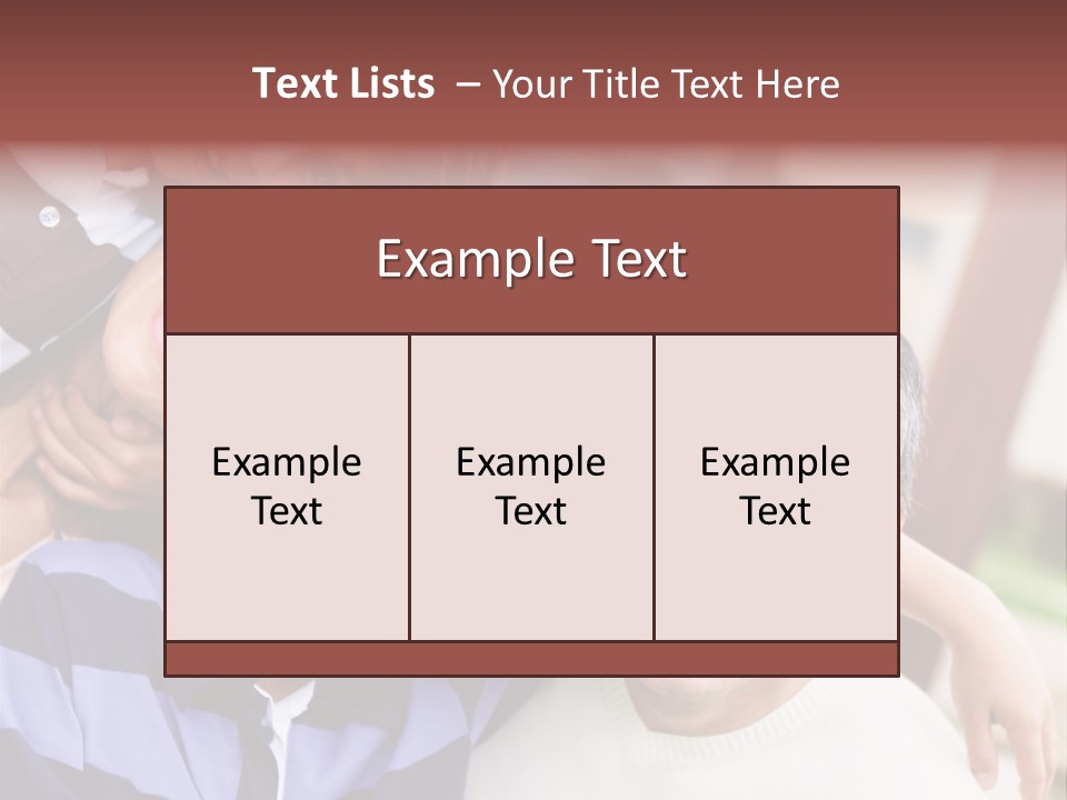 Latinamerican Cute Togetherness PowerPoint Template