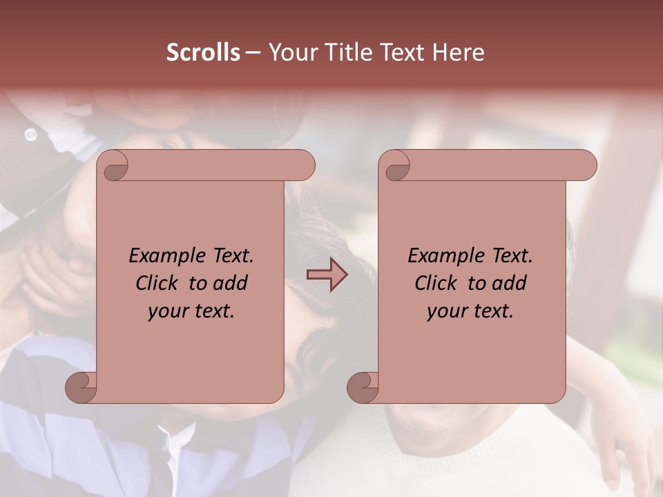 Latinamerican Cute Togetherness PowerPoint Template
