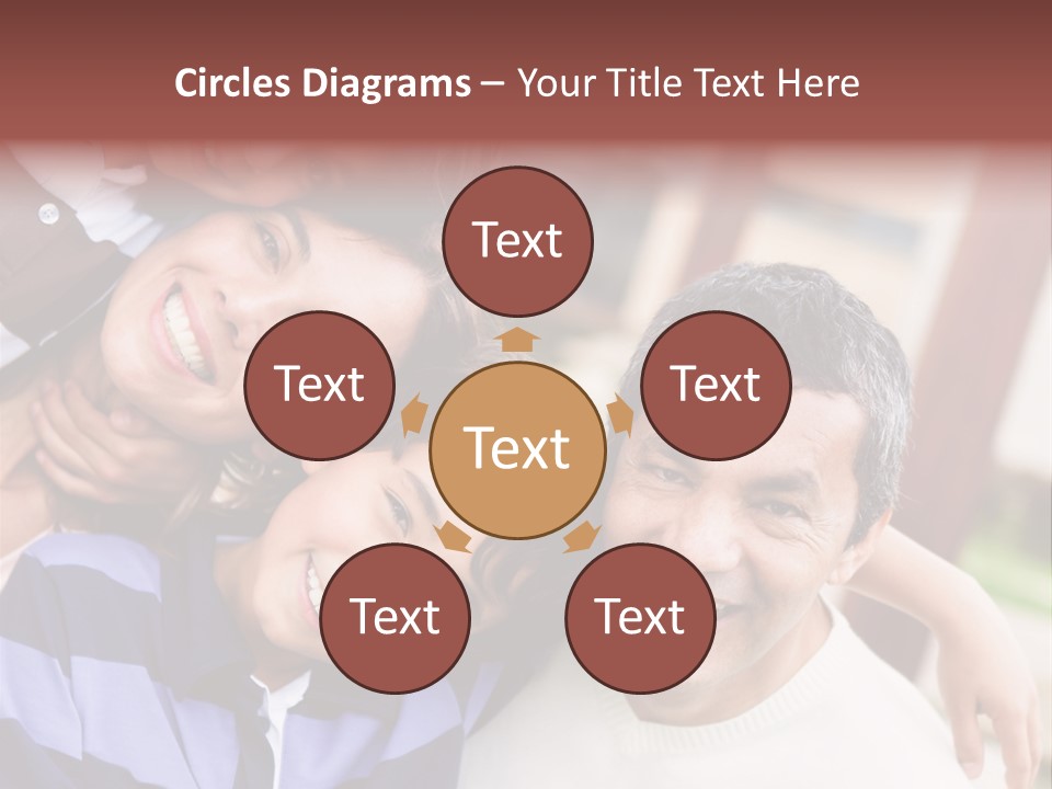 Latinamerican Cute Togetherness PowerPoint Template