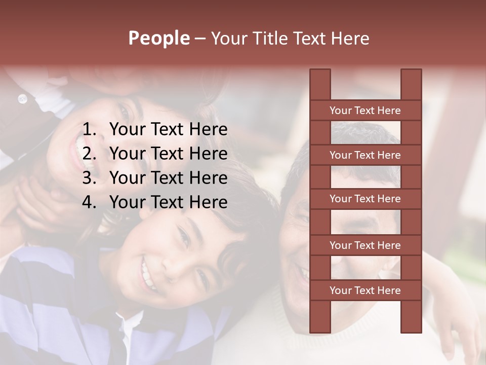 Latinamerican Cute Togetherness PowerPoint Template