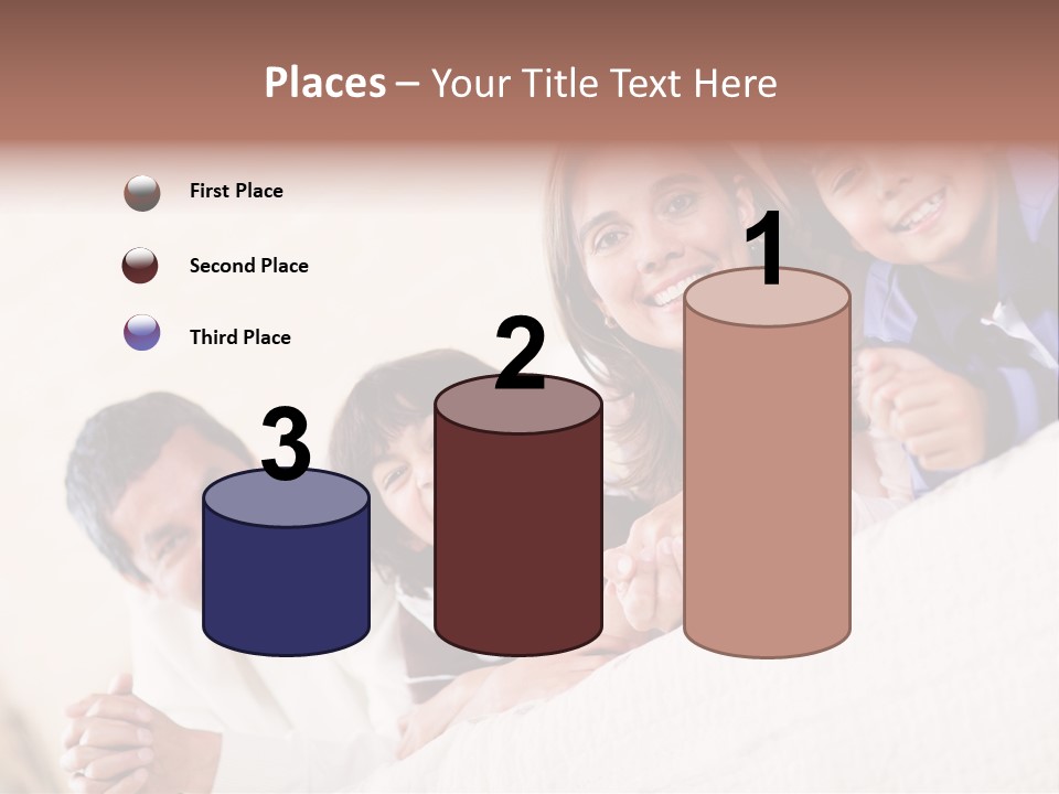 Adorable Mum Happy PowerPoint Template