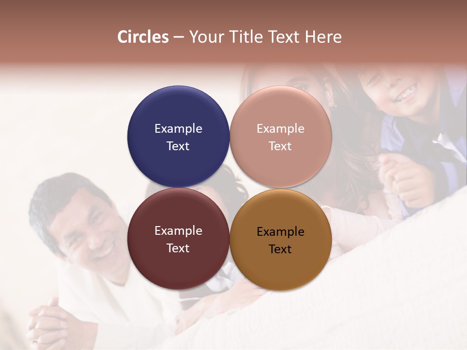 Adorable Mum Happy PowerPoint Template