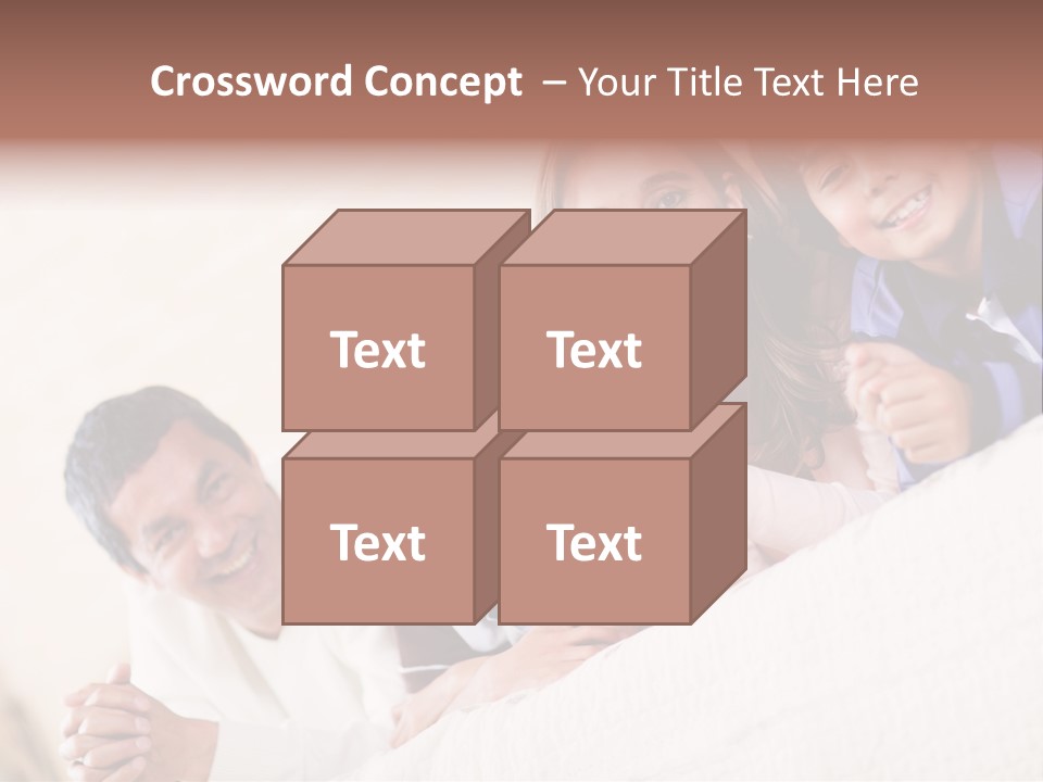 Adorable Mum Happy PowerPoint Template