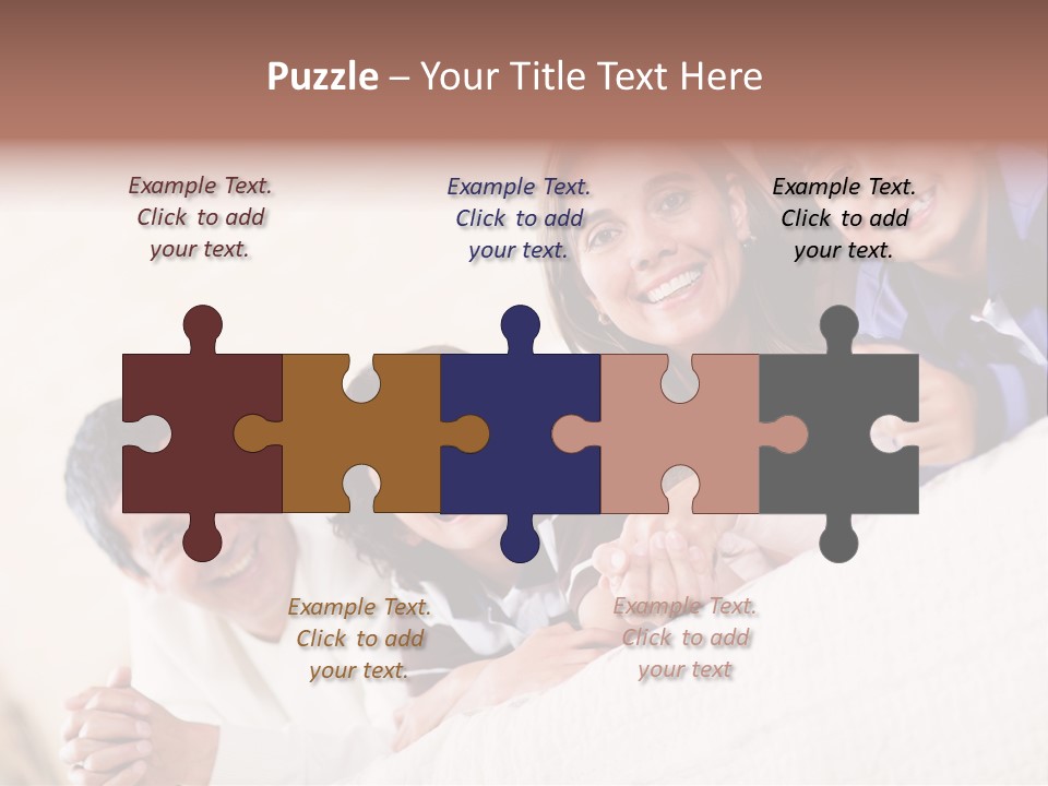 Adorable Mum Happy PowerPoint Template