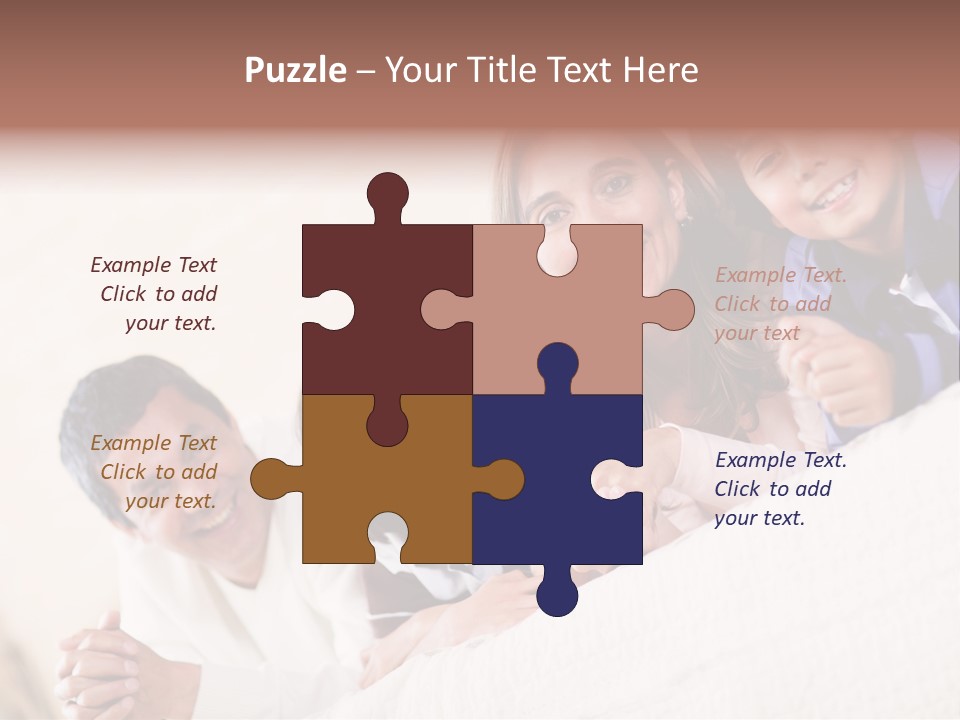 Adorable Mum Happy PowerPoint Template