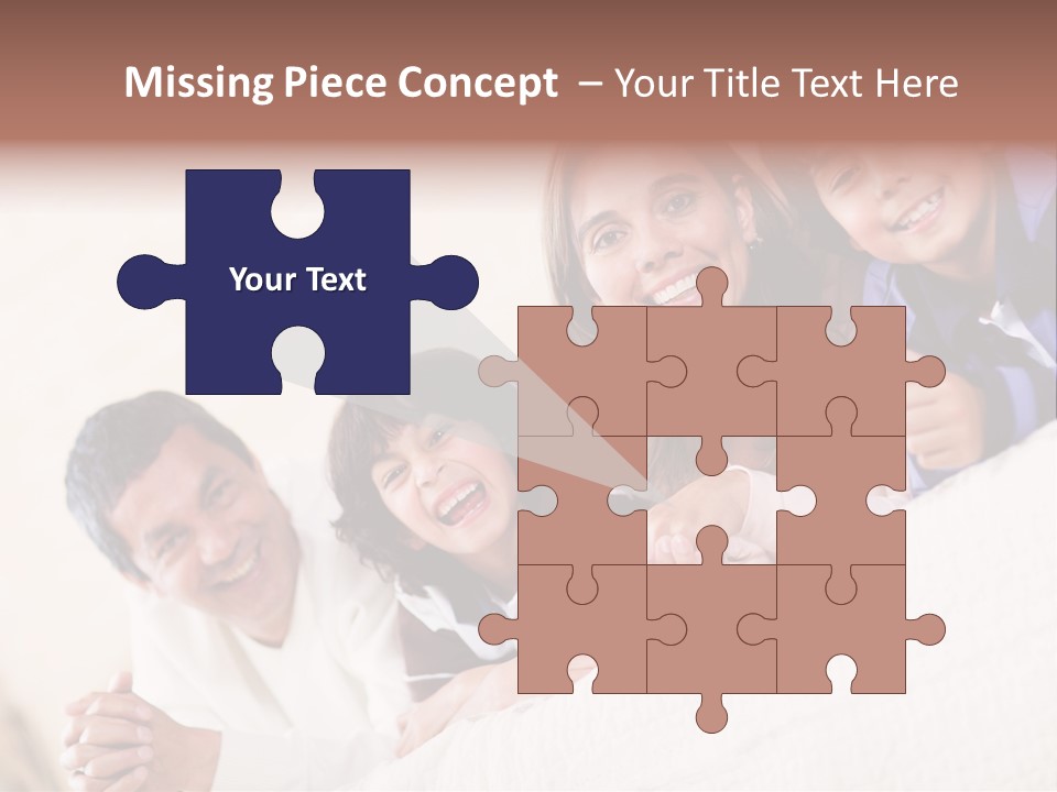 Adorable Mum Happy PowerPoint Template