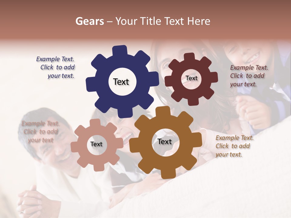 Adorable Mum Happy PowerPoint Template