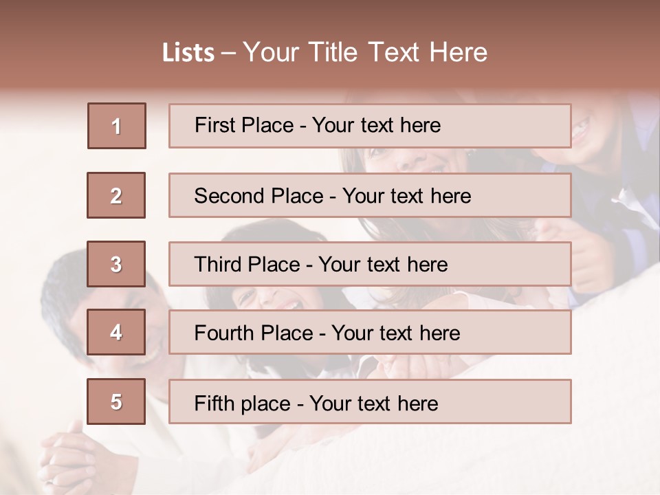 Adorable Mum Happy PowerPoint Template