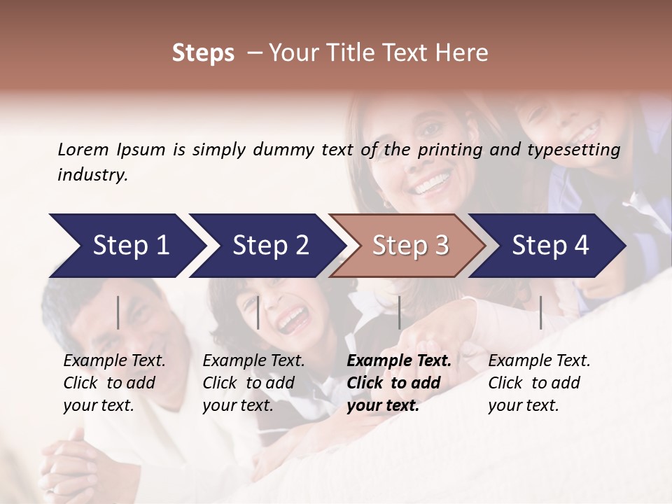 Adorable Mum Happy PowerPoint Template