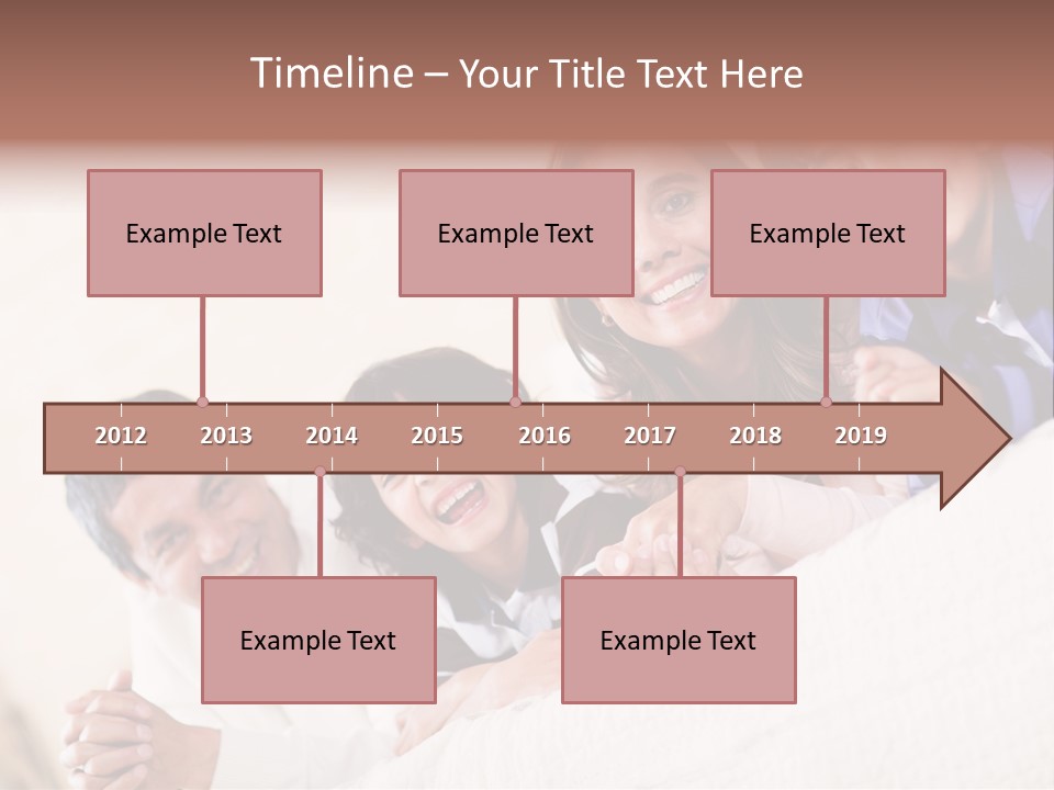 Adorable Mum Happy PowerPoint Template