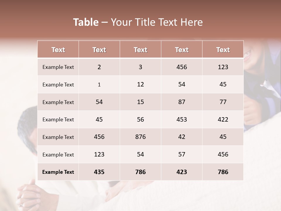 Adorable Mum Happy PowerPoint Template