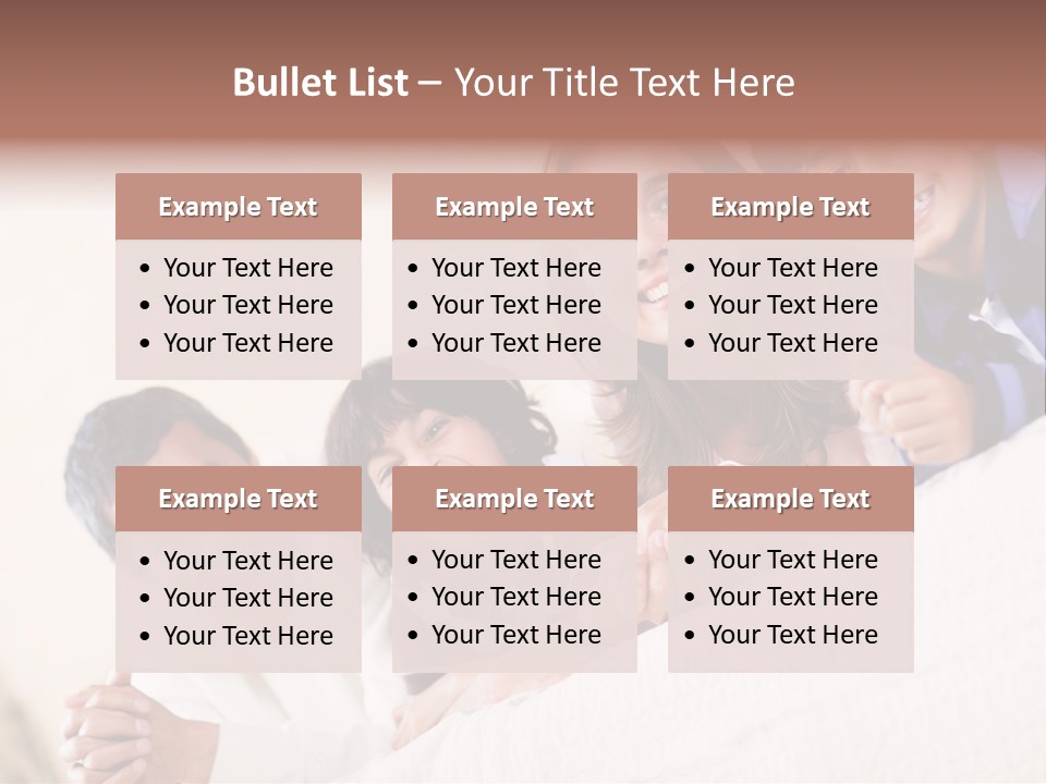 Adorable Mum Happy PowerPoint Template