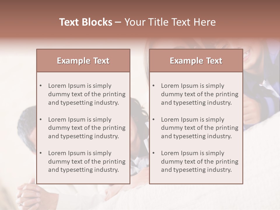 Adorable Mum Happy PowerPoint Template
