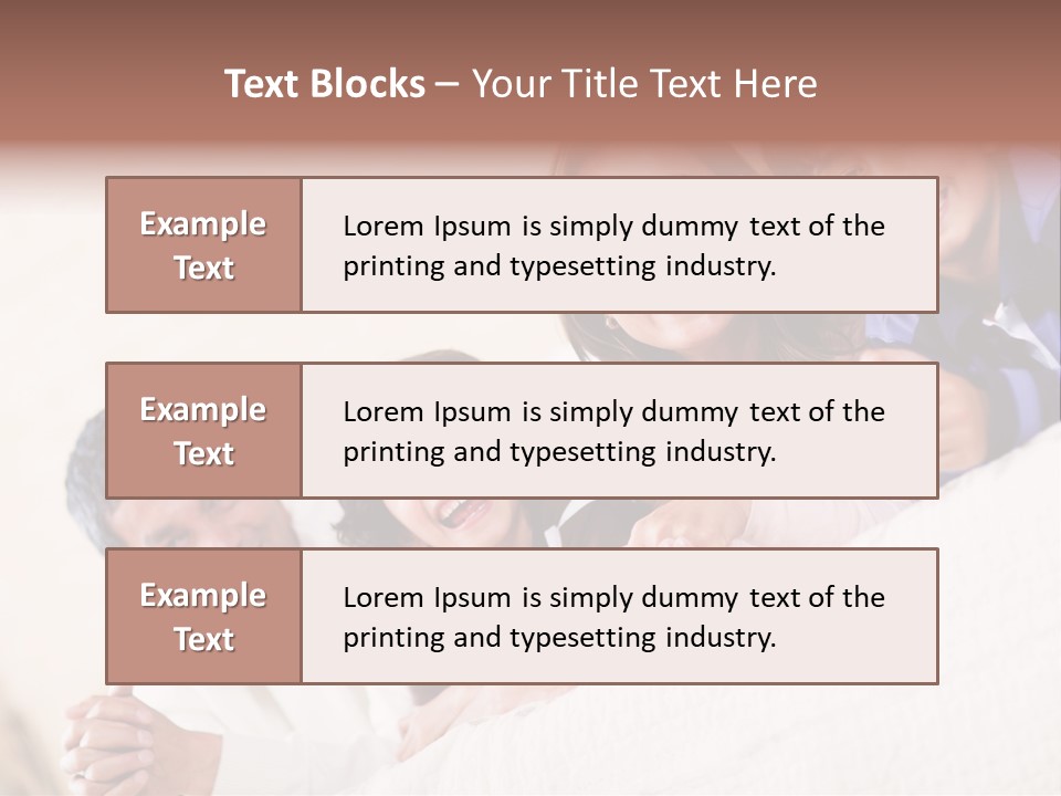 Adorable Mum Happy PowerPoint Template