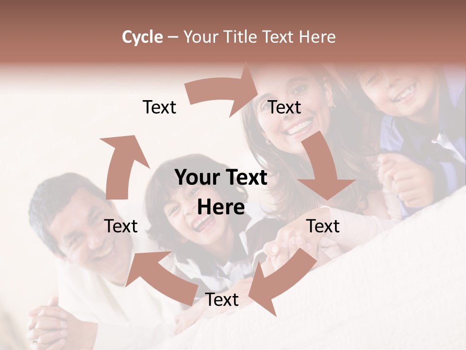 Adorable Mum Happy PowerPoint Template