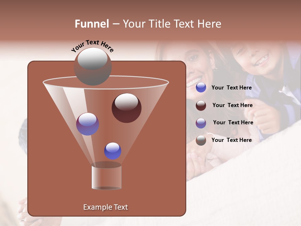 Adorable Mum Happy PowerPoint Template