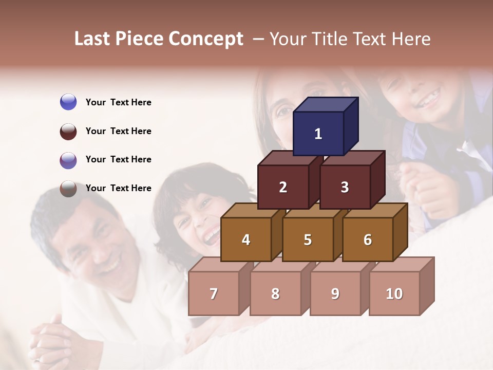 Adorable Mum Happy PowerPoint Template