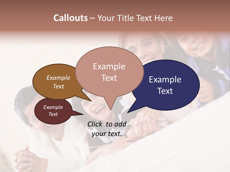 Adorable Mum Happy PowerPoint Template