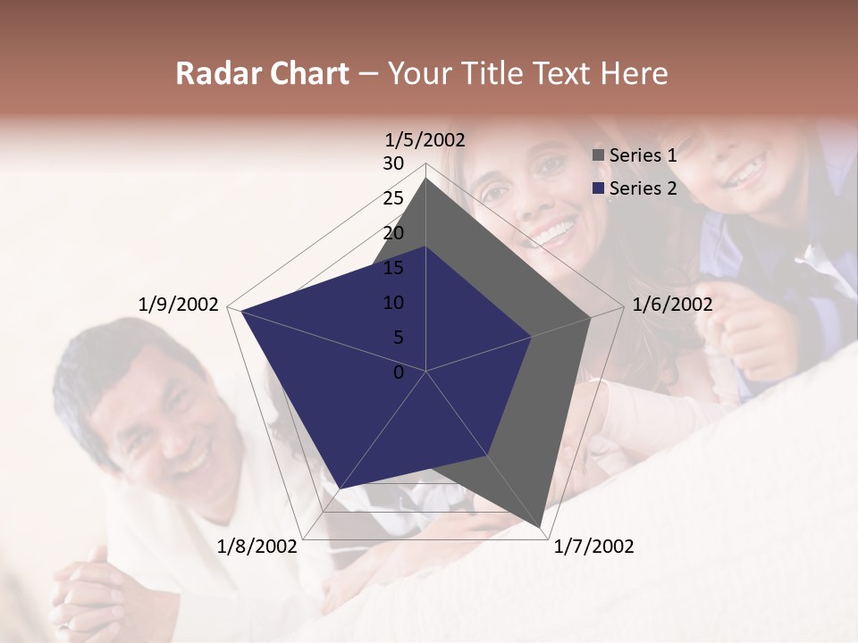 Adorable Mum Happy PowerPoint Template
