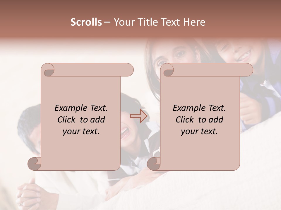 Adorable Mum Happy PowerPoint Template