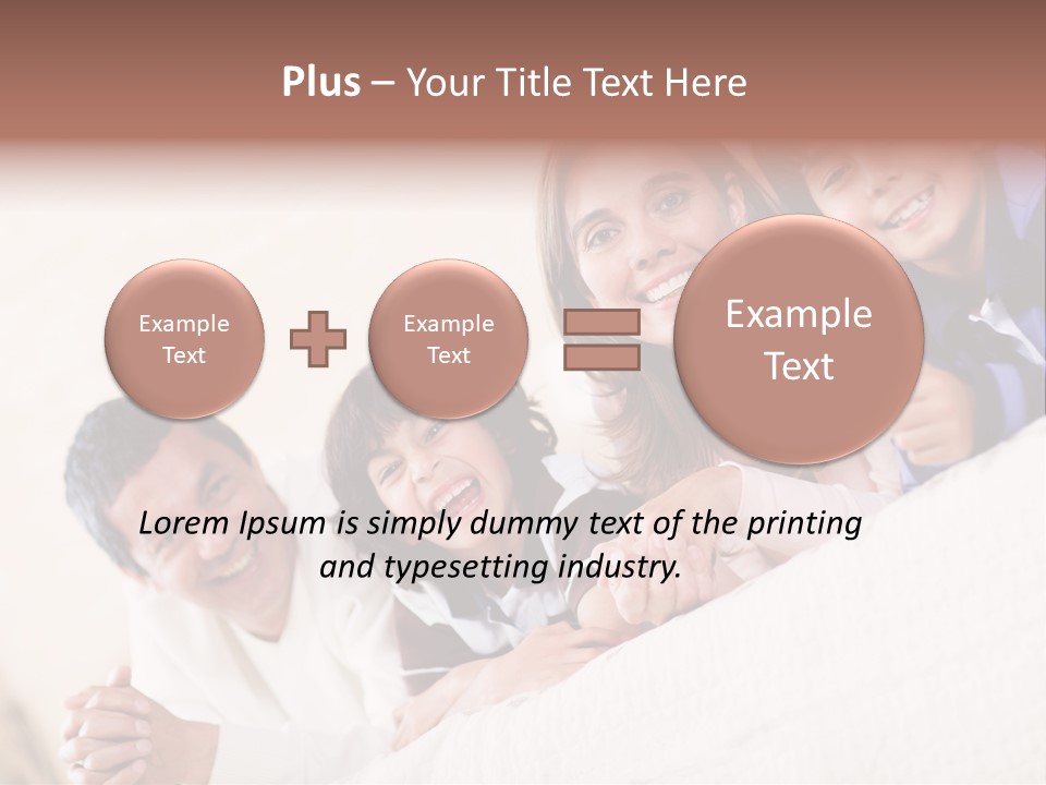 Adorable Mum Happy PowerPoint Template