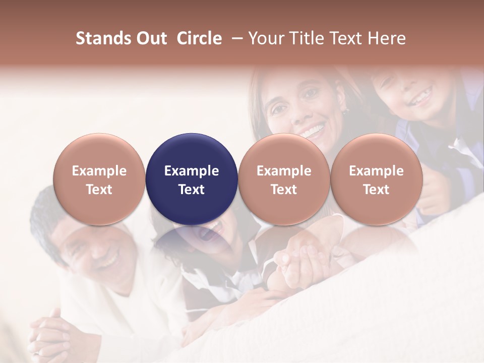 Adorable Mum Happy PowerPoint Template