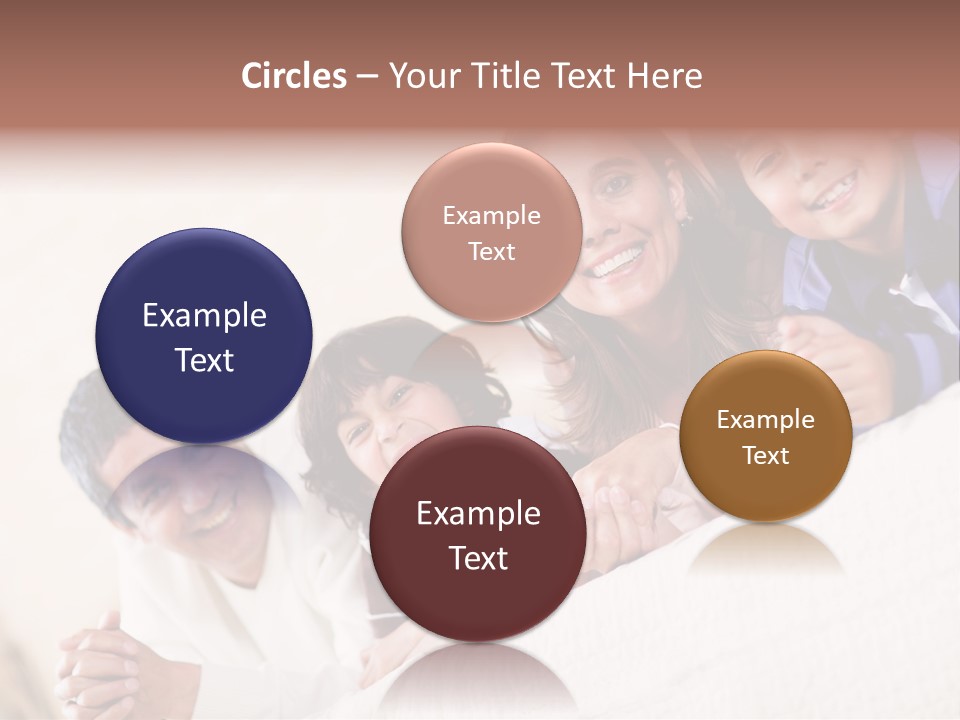 Adorable Mum Happy PowerPoint Template