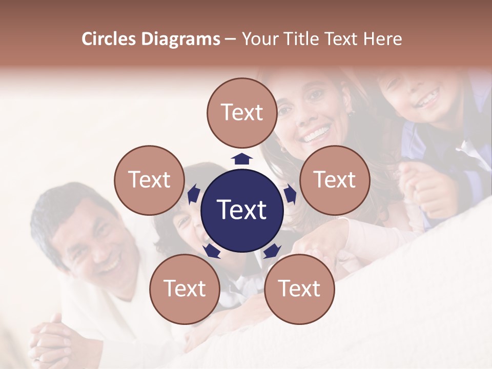 Adorable Mum Happy PowerPoint Template