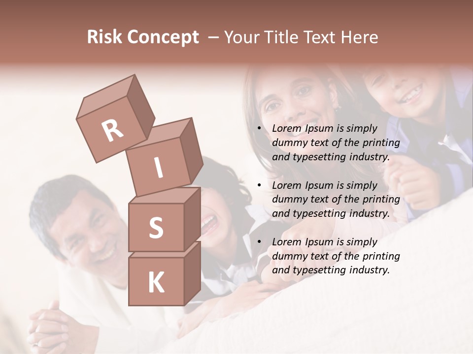 Adorable Mum Happy PowerPoint Template