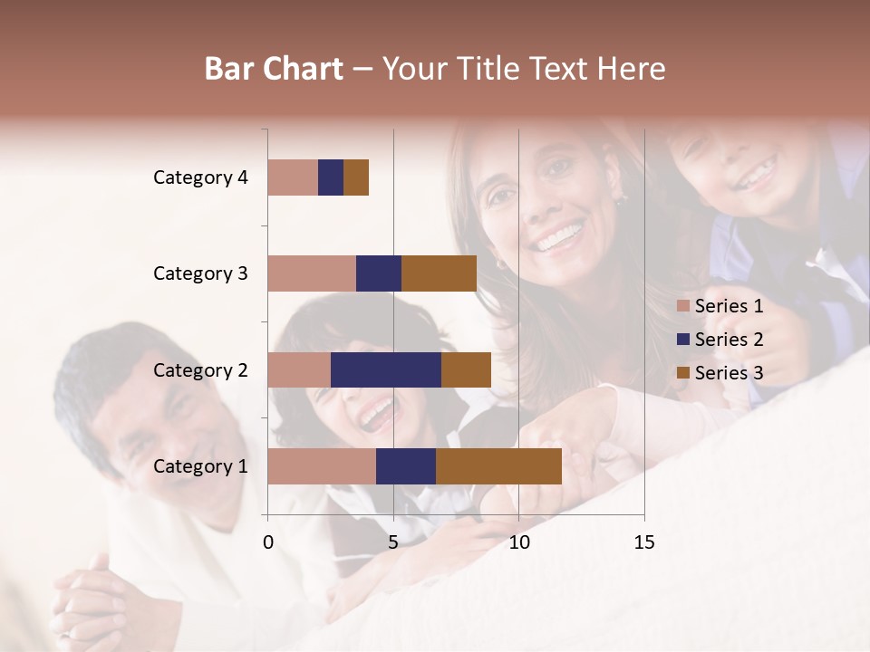 Adorable Mum Happy PowerPoint Template