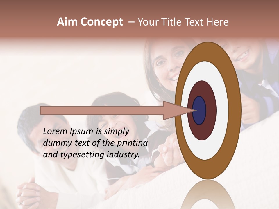 Adorable Mum Happy PowerPoint Template