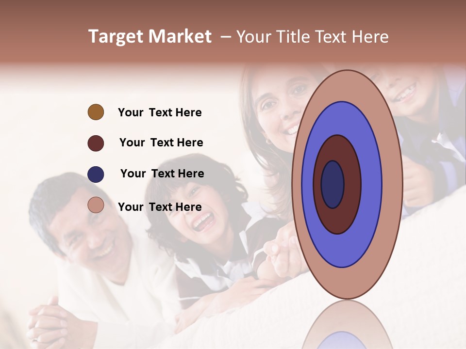 Adorable Mum Happy PowerPoint Template