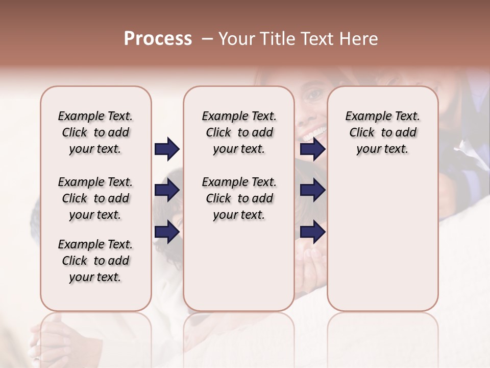 Adorable Mum Happy PowerPoint Template