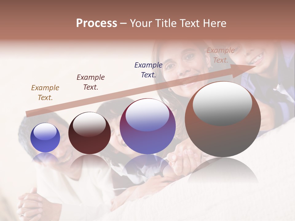 Adorable Mum Happy PowerPoint Template