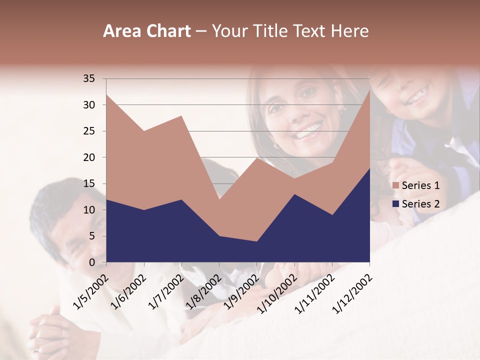 Adorable Mum Happy PowerPoint Template