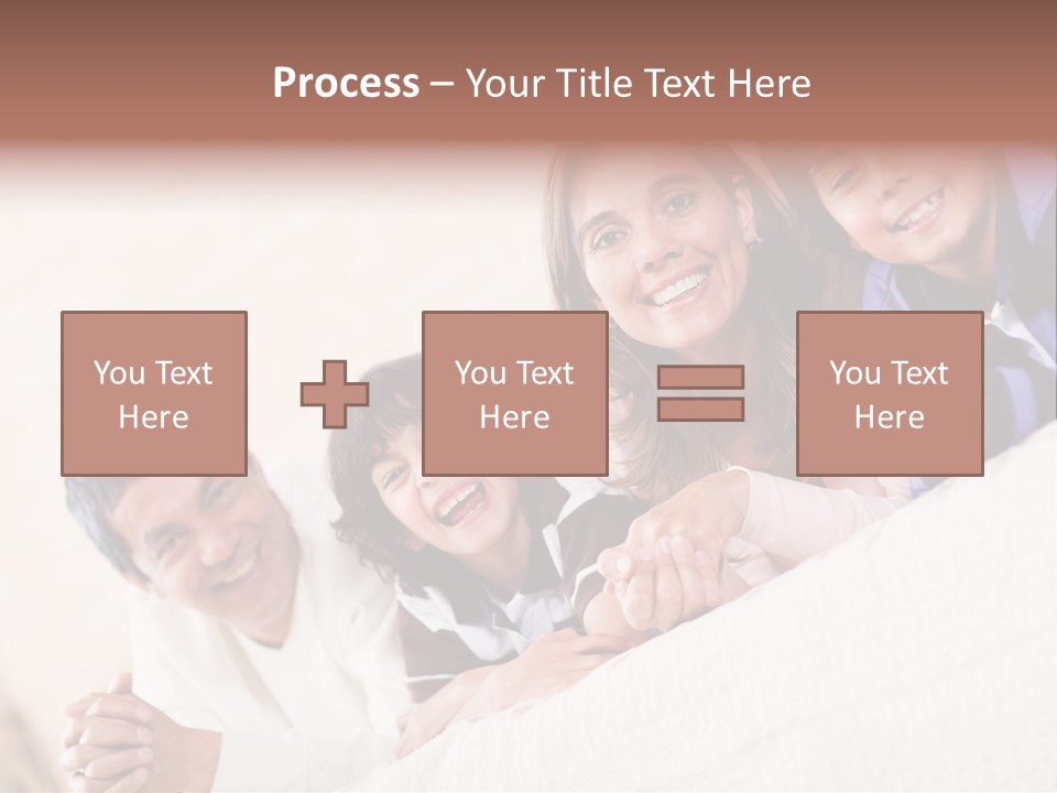 Adorable Mum Happy PowerPoint Template