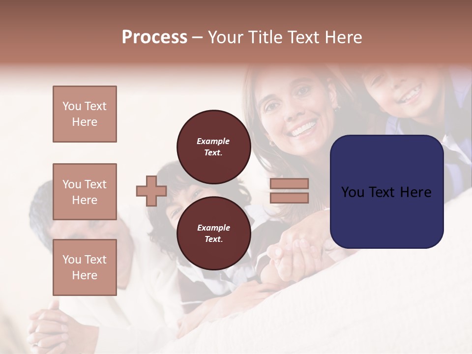 Adorable Mum Happy PowerPoint Template