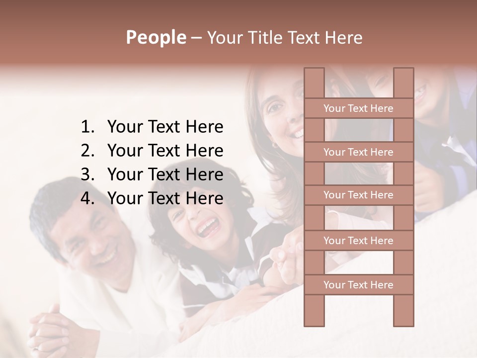 Adorable Mum Happy PowerPoint Template