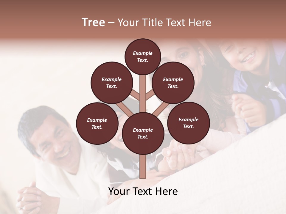 Adorable Mum Happy PowerPoint Template