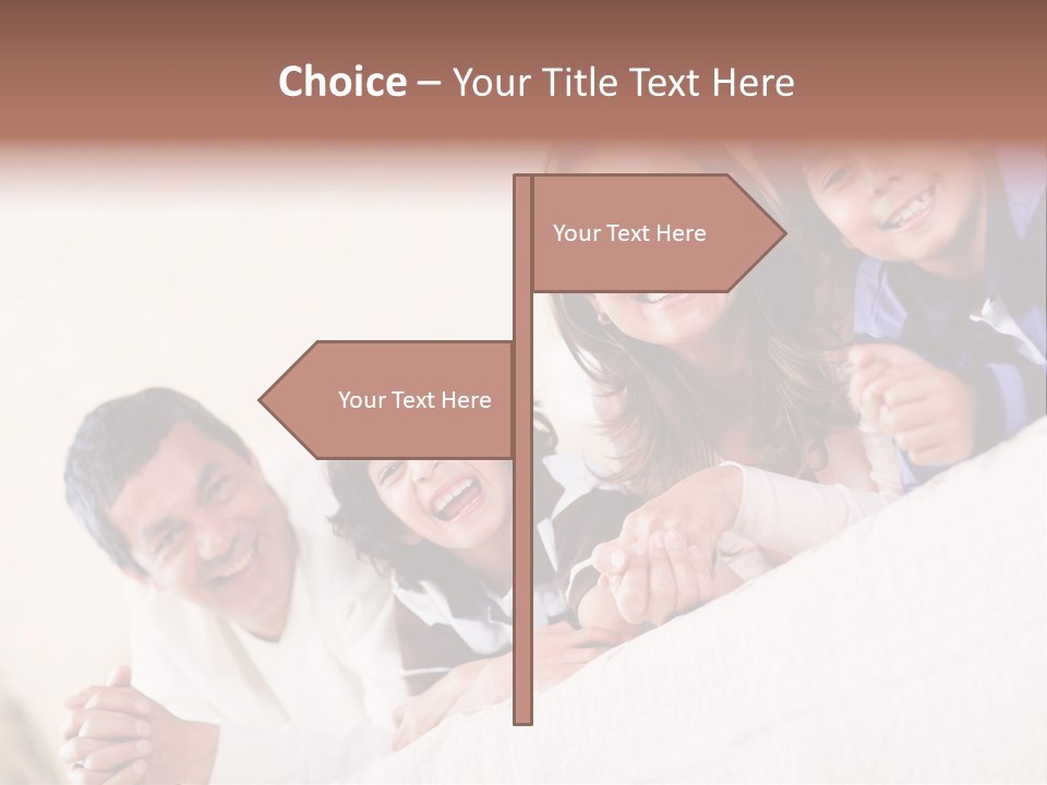 Adorable Mum Happy PowerPoint Template