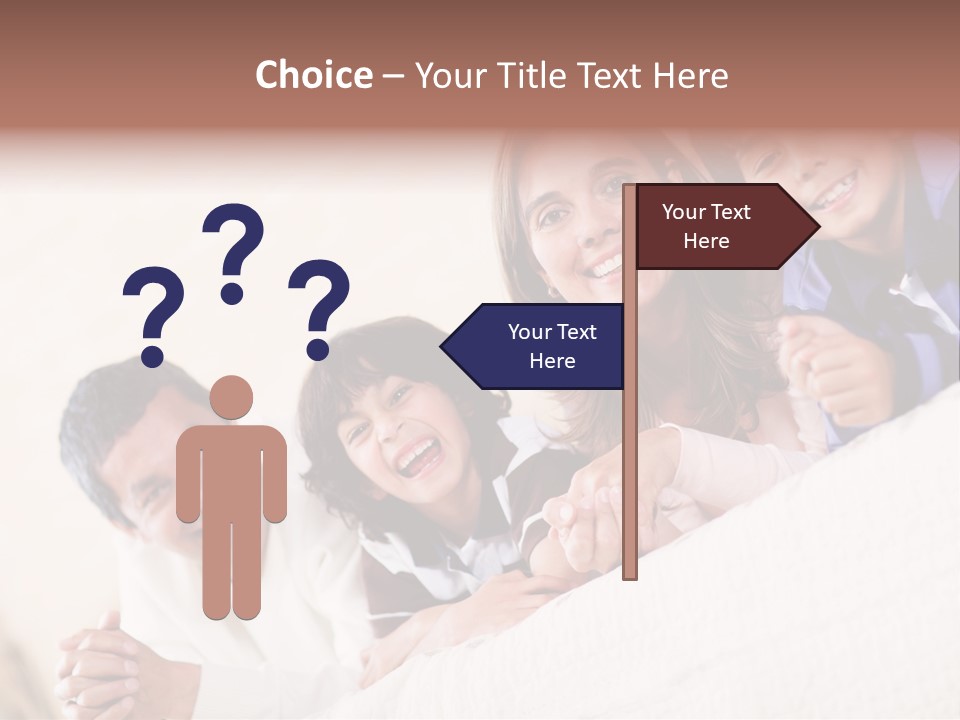 Adorable Mum Happy PowerPoint Template