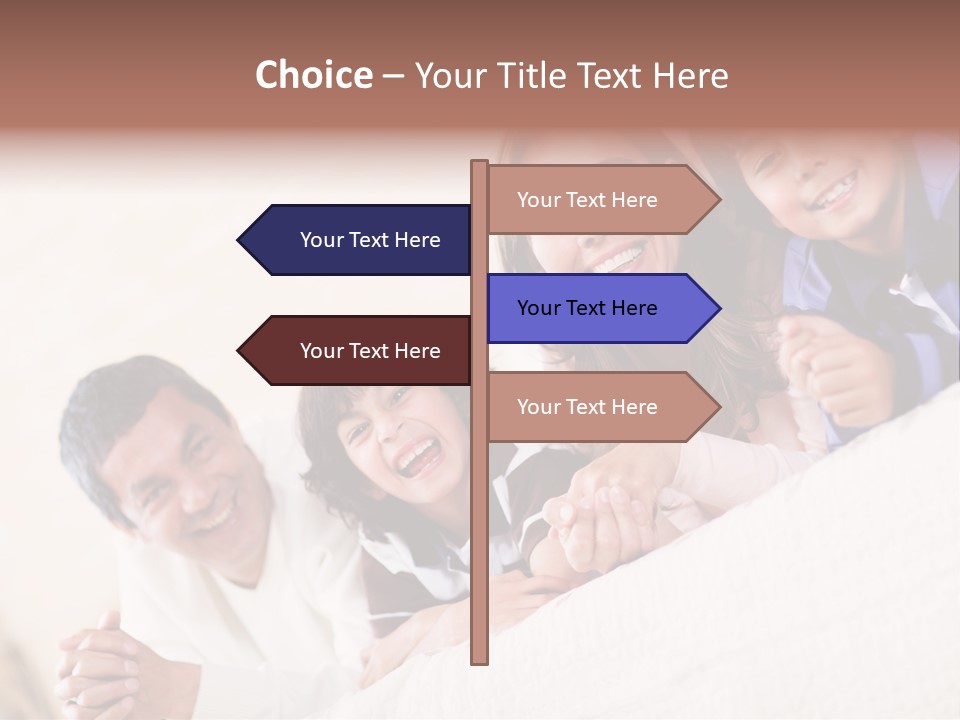 Adorable Mum Happy PowerPoint Template