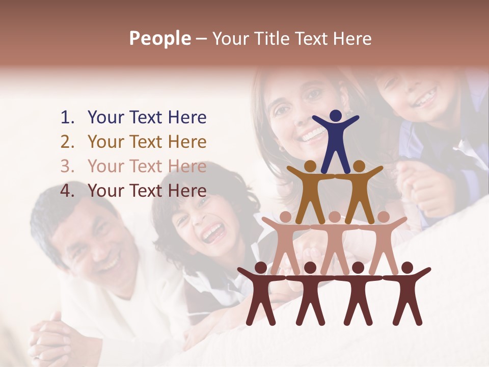 Adorable Mum Happy PowerPoint Template