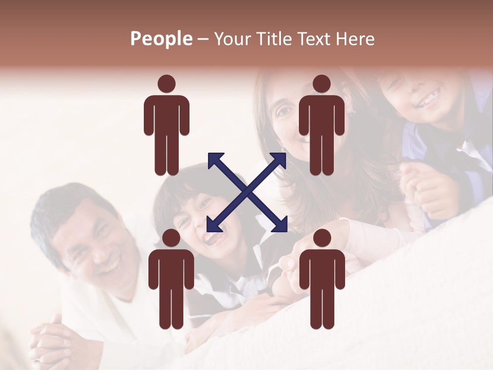 Adorable Mum Happy PowerPoint Template