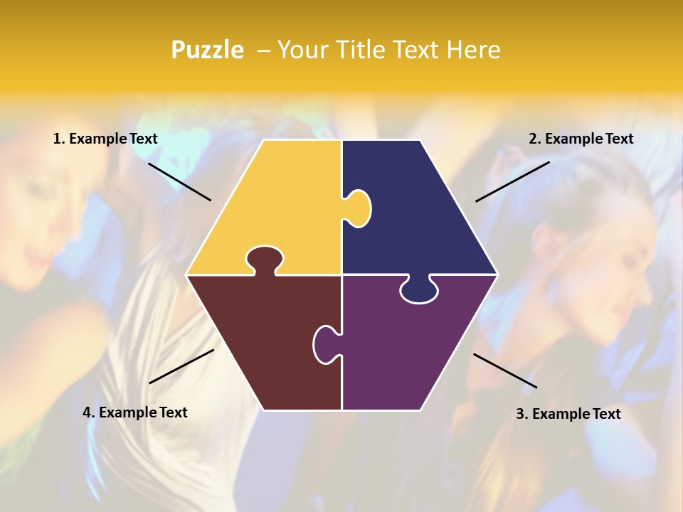 Music Disco Wild PowerPoint Template