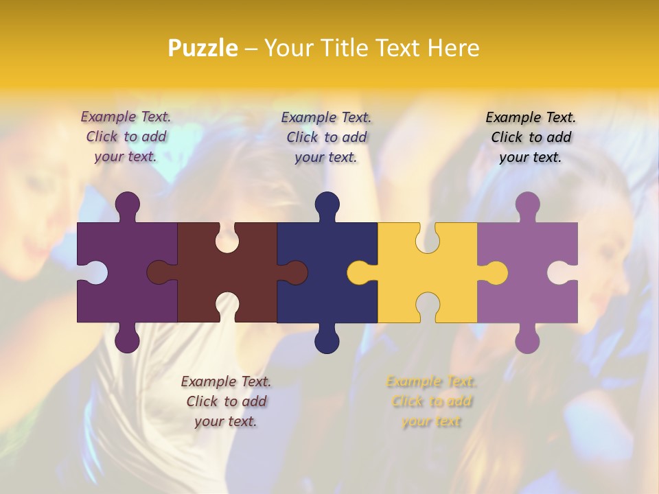 Music Disco Wild PowerPoint Template